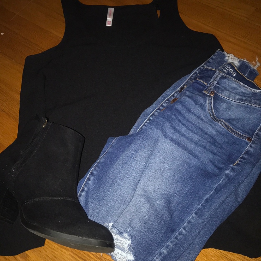 Sheer tank top